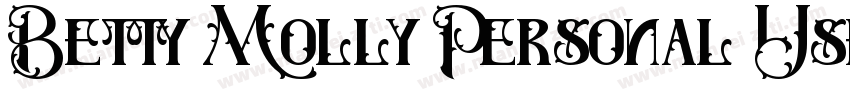 Betty Molly Personal Use字体转换